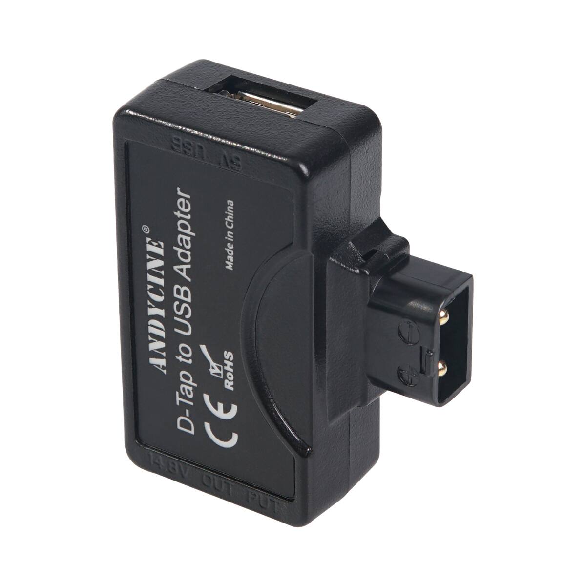 USA IS Adapter China in Made ANDYCINE USB to D-Tap del CE RoHS V8.41 OUT PUT