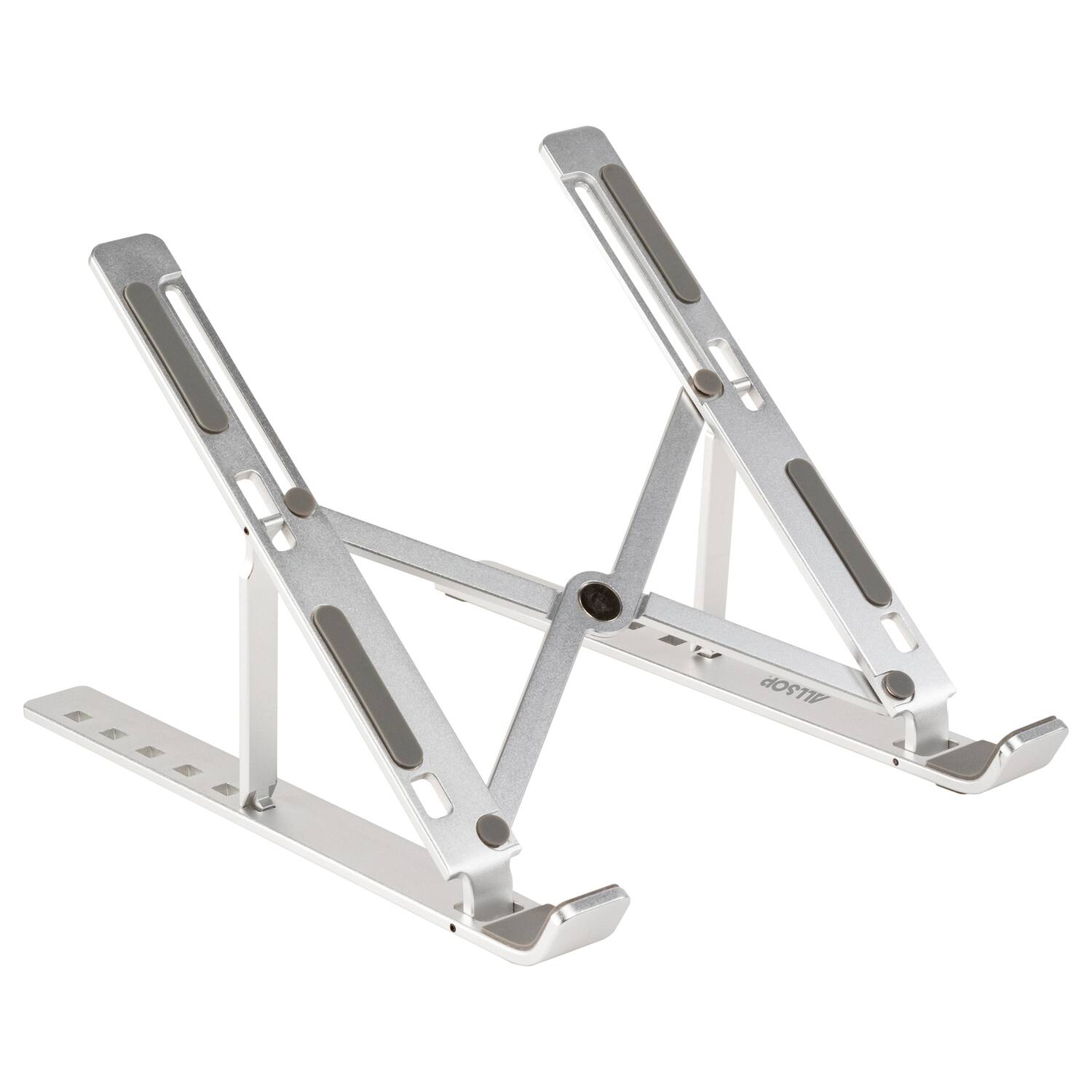 Alt View 3. Allsop - Allsop 32626 Compact Aluminum Laptop Stand - silver.