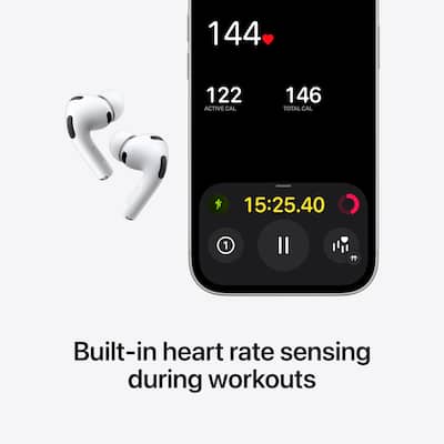Apple AirPods Pro 3, Wireless Active Noise Cancelling Earbuds with Apple AirPods Pro 3, Wireless Active Noise Cancelling Earbuds with