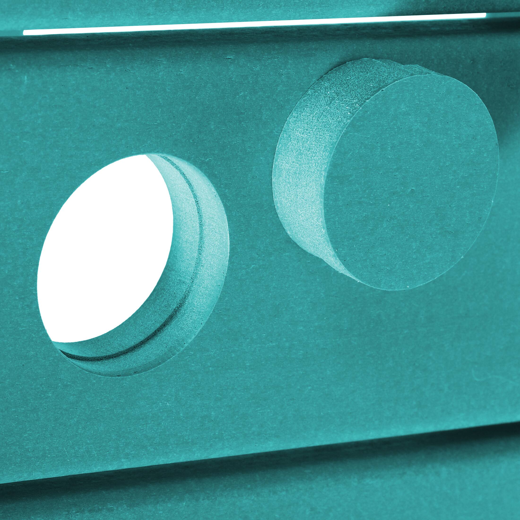 Alt View 3. WestinTrends - WestinTrends Malibu Low Outdoor HDPE Square Patio Coffee Table - Turquoise.