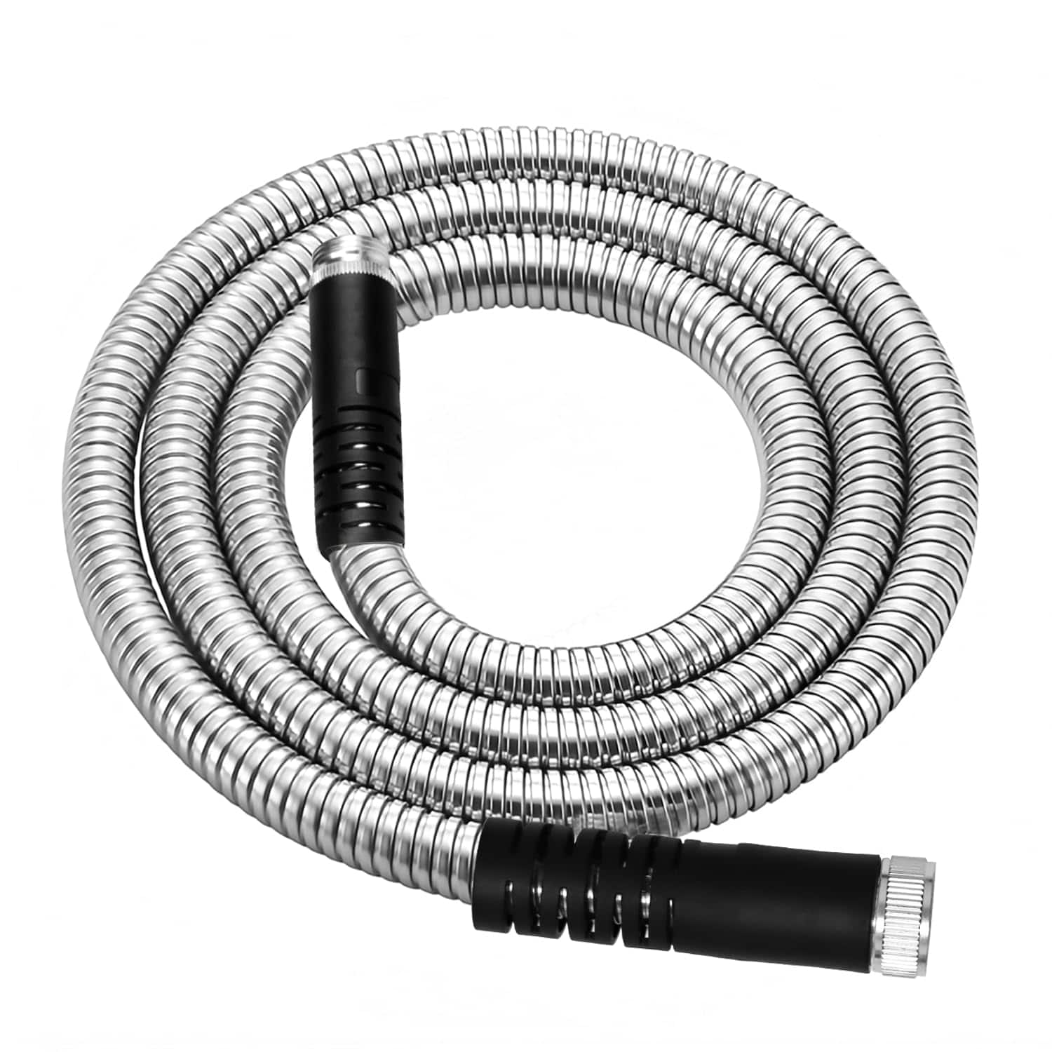 Front. JETRANSPORT - Garden Hose  Lightweight Ultra Flexible Durable Kink-free Rv Marine And Camper (100 Ft) 40° 120° Polyester - Stainless Steel-B hose9.
