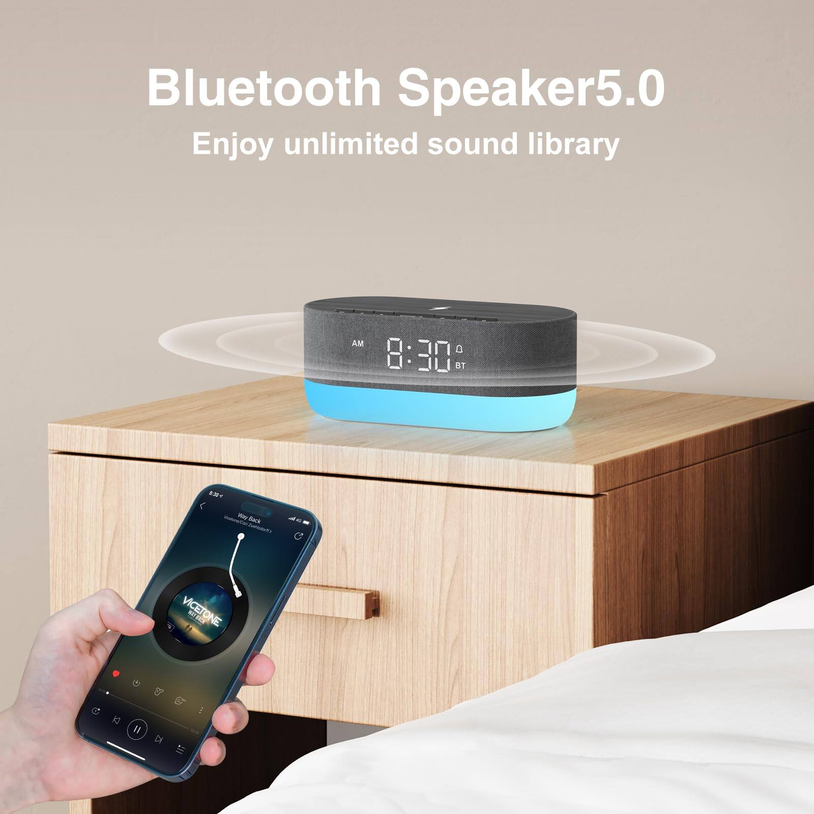 Bluetooth Speaker 5.0  
Enjoy unlimited sound library