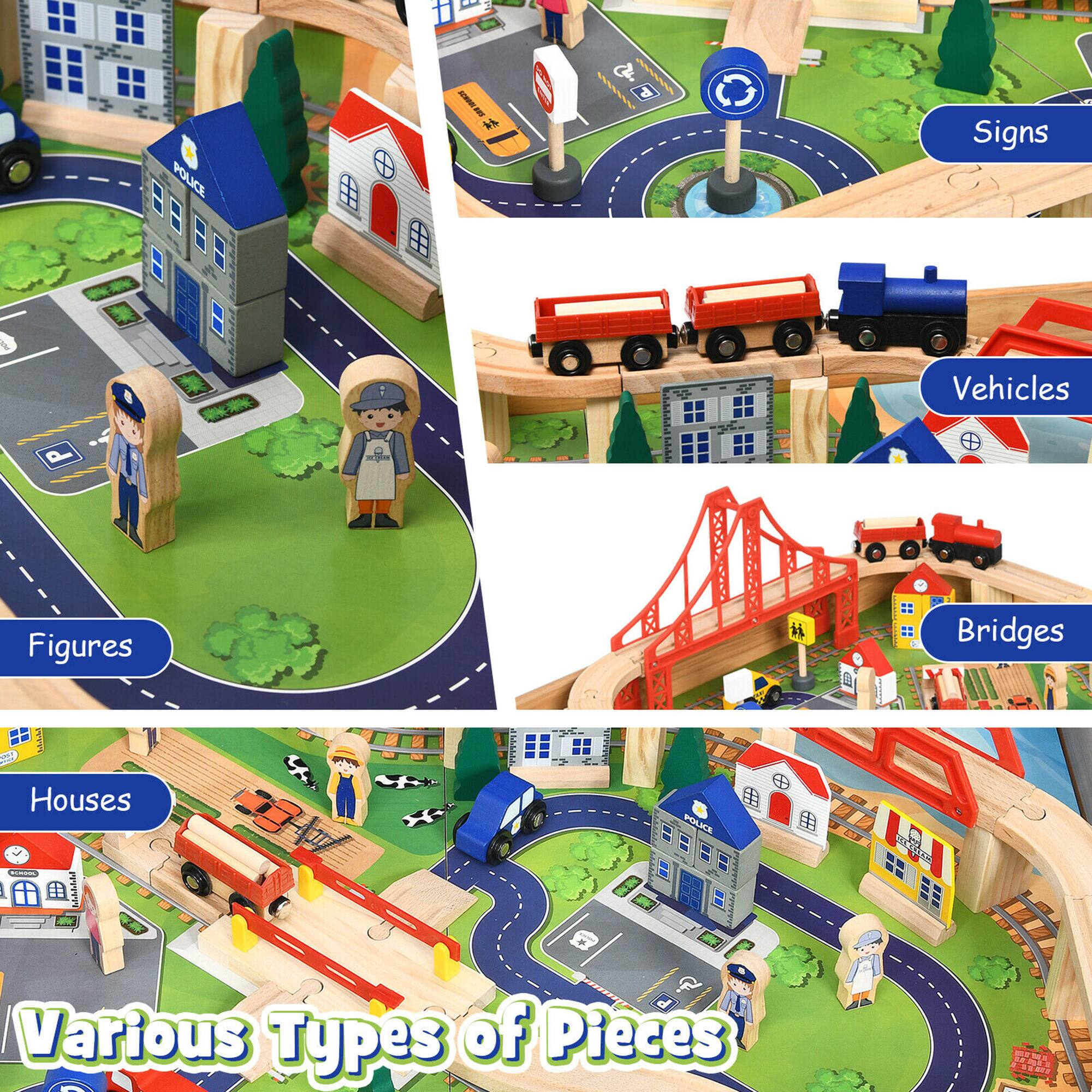 - Police
- Signs
- Vehicles
- Figures
- Bridges
- Houses

Various Types of Pieces