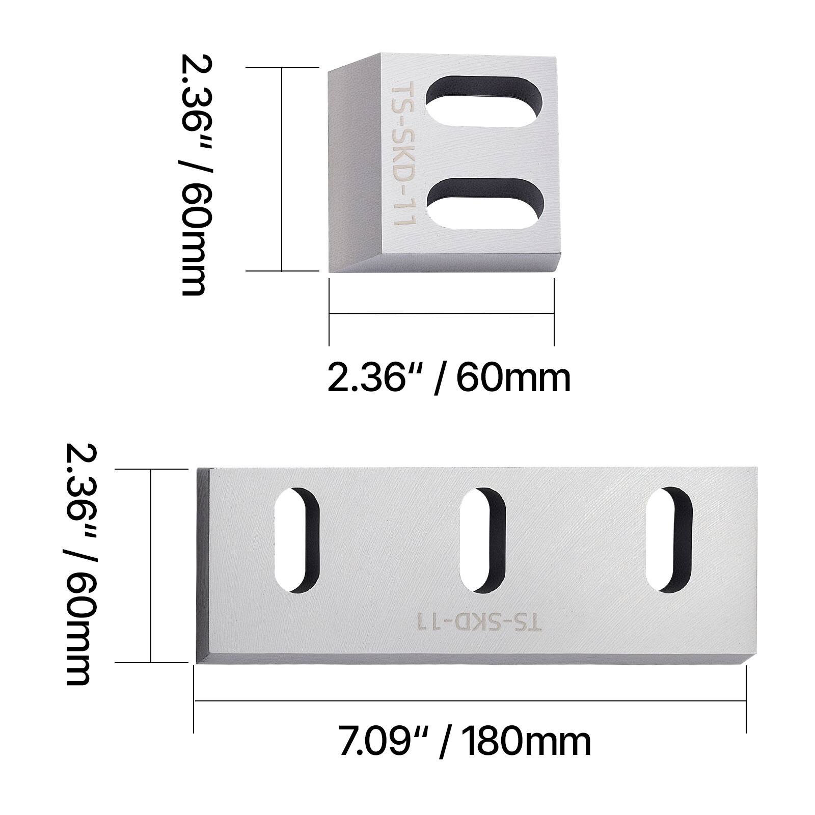 2.36" / 60mm  
2.36" / 60mm  
TS-SKD-11  
7.09" / 180mm