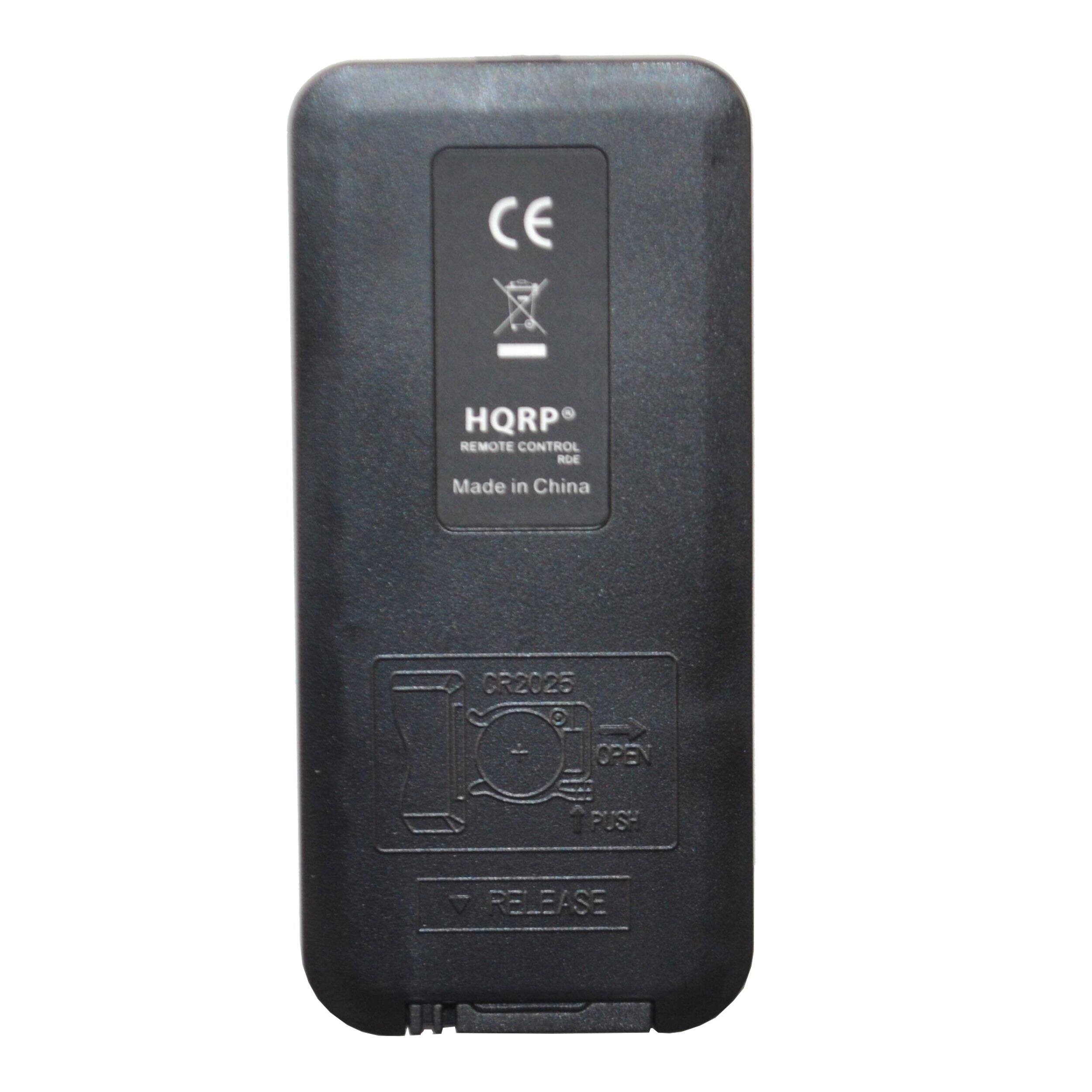 CE HQRP REMOTE CONTROL RDE  
Made in China  
GR2025  
OREN  
PUSH  
RELEASE
