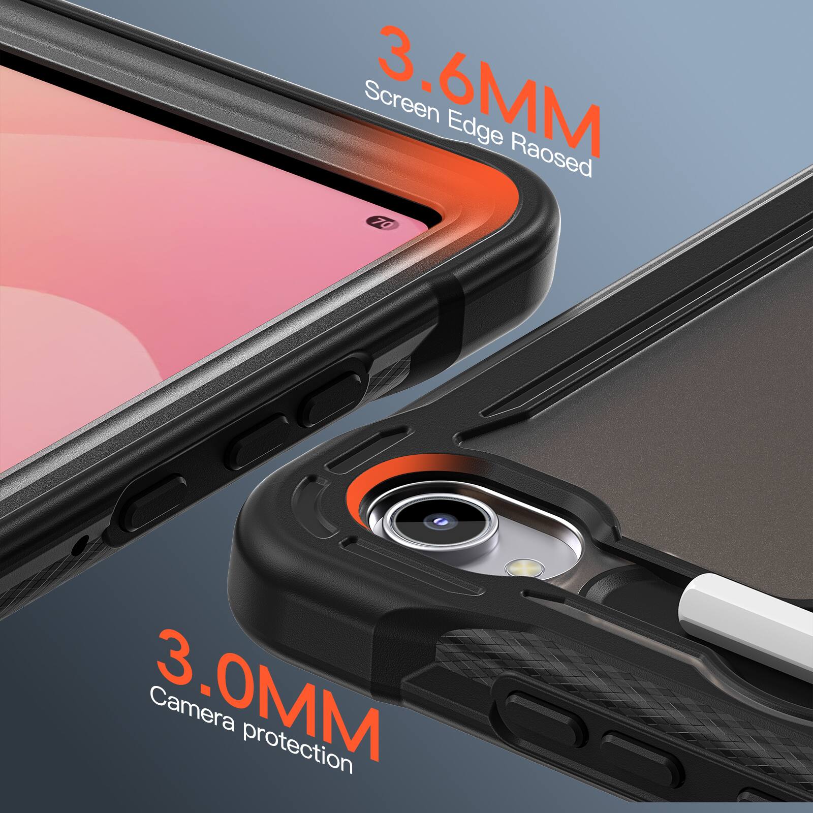 Screen 3.6MM Edge Raised  
70  
3.0MM Camera protection