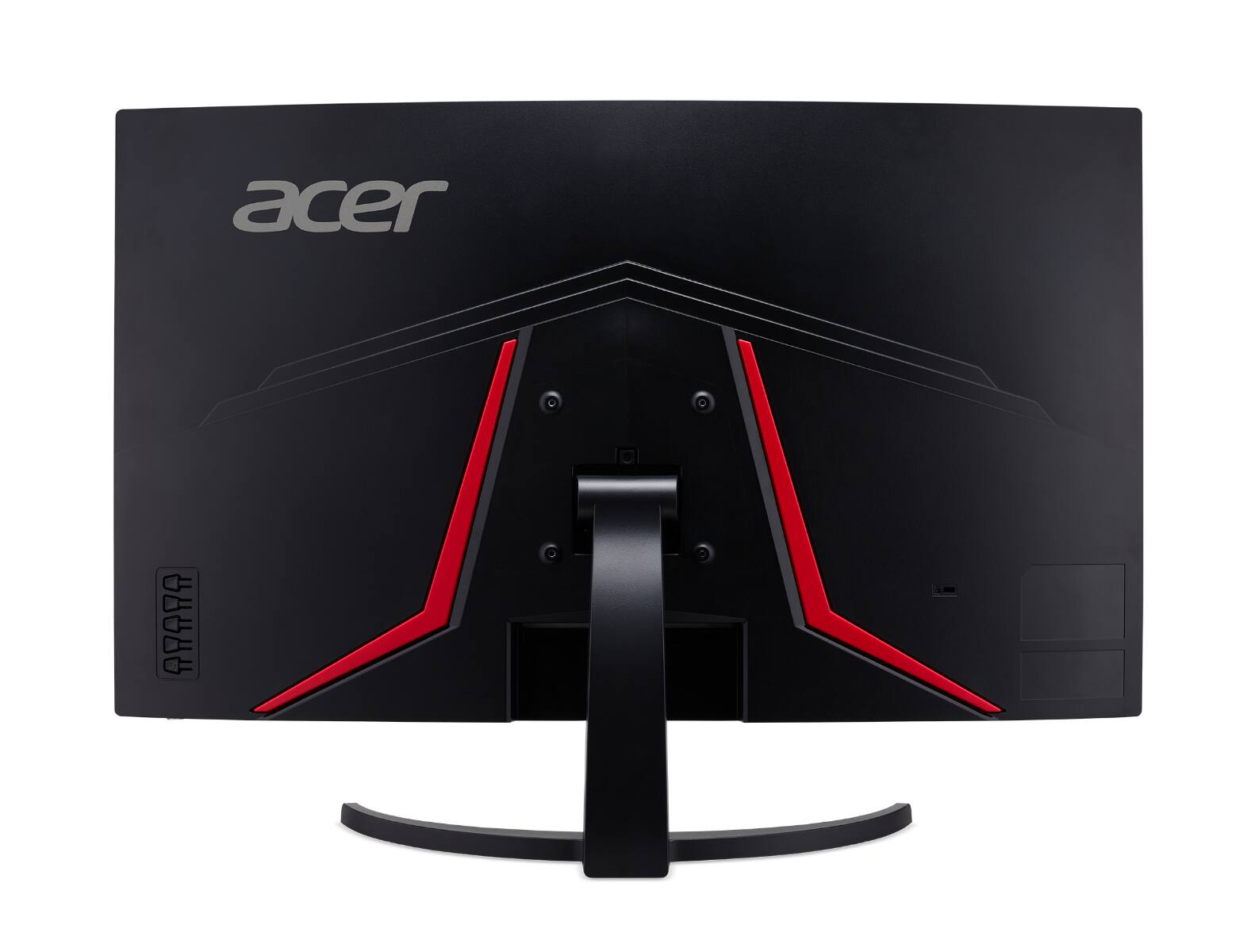 Back. Acer - Nitro EDB323QU S3 32" LCD Gaming Monitor 180Hz 2560x1440 - Black.