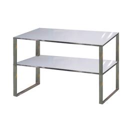 Magic Chef - 60 in. Kitchen Prep Table Overshelf - Stainless Steel