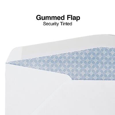 Gummed Flap  
Security Tinted