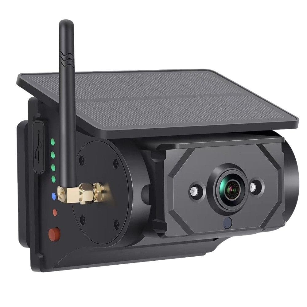Cluzine - Magnetic Solar Wireless Backup Camera, IP69K Waterproof, 9600mAh Battery, No Installation for RVs Trucks