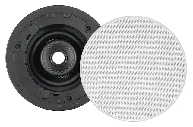 Front. Sonance - VX46R SST SINGLE SPEAKER - Visual Experience Series 4-1/2" 2-Way Single Stereo In Ceiling Speaker (Each) - Paintable White.