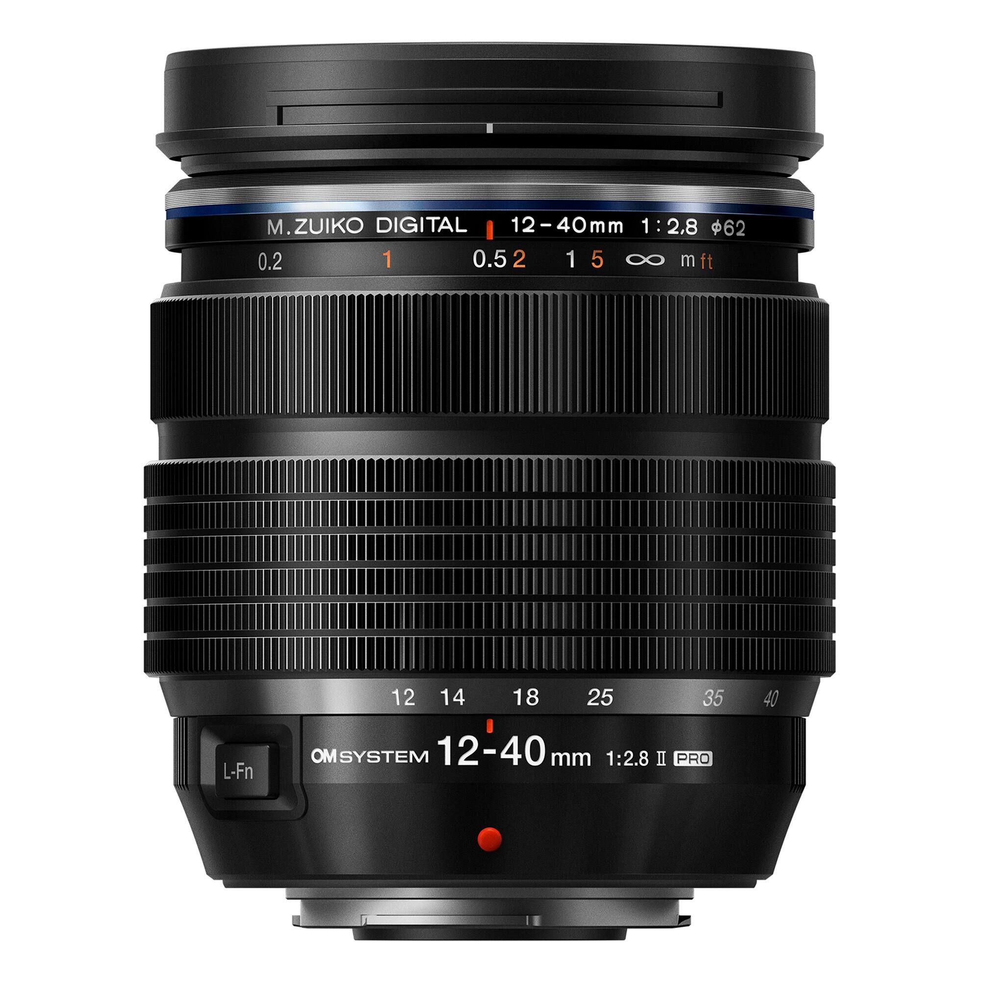 M.ZUIKO DIGITAL  
12-40mm 1:2.8  
Φ62  
0.2 1 0.5 2 1 5 m ft  
12 14 18 25 35 40  
OM SYSTEM  
12-40mm 1:2.8 II PRO