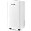 Front. Costway - 1500 Sq. Ft Portable 24 Pints Dehumidifier For Medium To Large Spaces - White.
