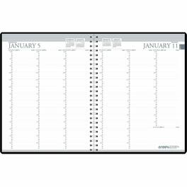 House of Doolittle Professional 2-year Weekly Planner, Weekly, Black