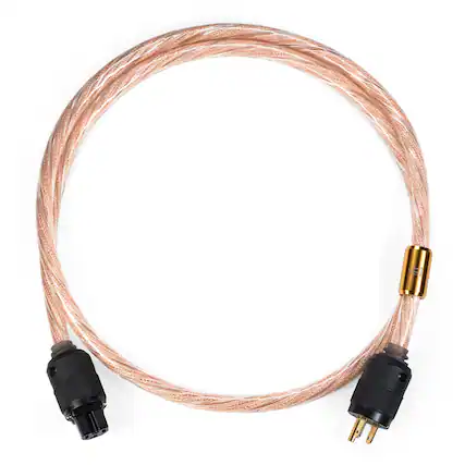 Front. iFi Audio - iFi Audio Nova High-Performance Power Cable - 5.9 ft. - Copper.