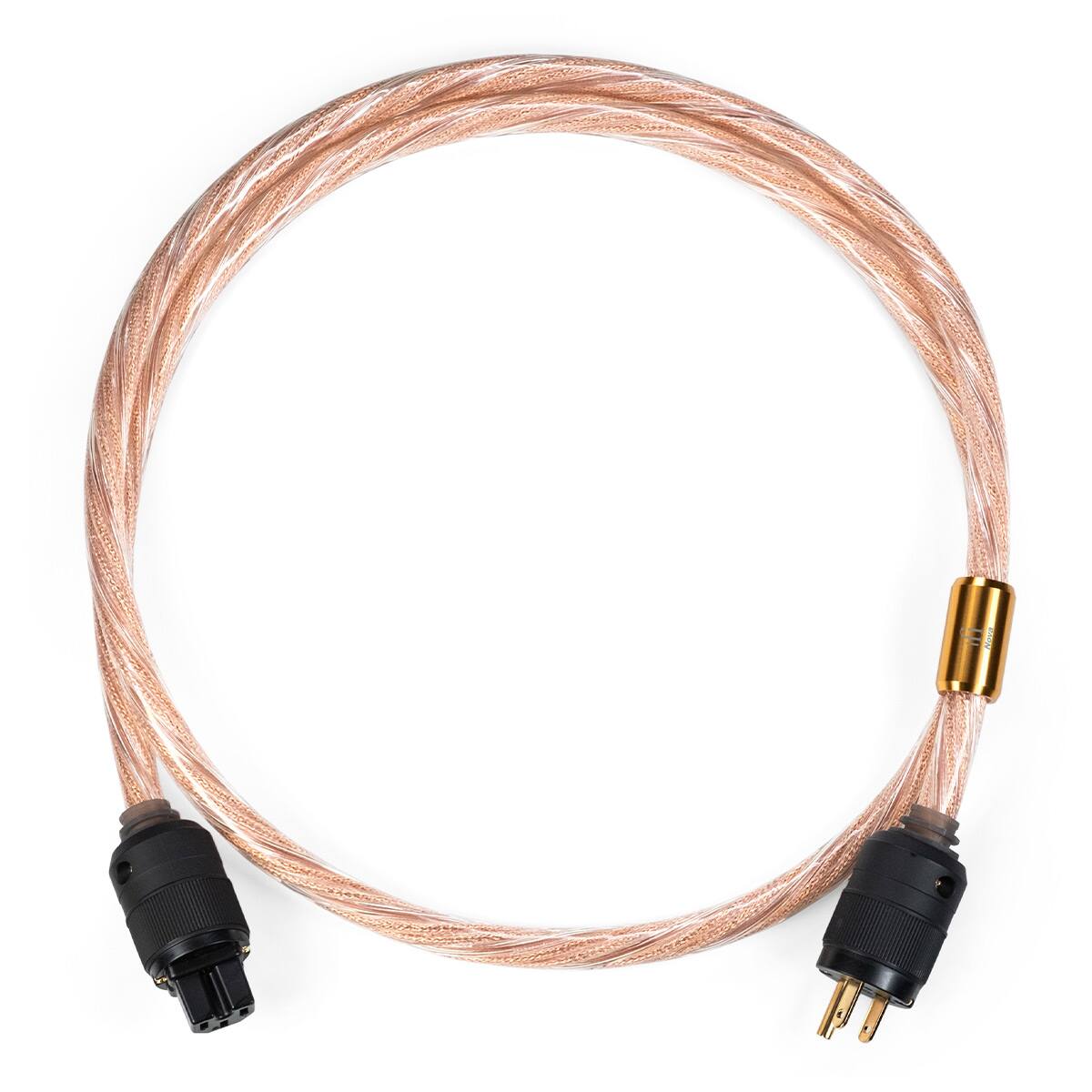 Front. iFi Audio - iFi Audio Nova High-Performance Power Cable - 5.9 ft. - Copper.