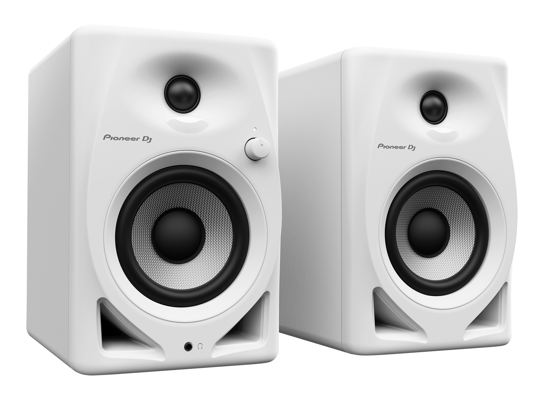 Pioneer DJ - Desktop Monitor System with 2-Way Sound Mode, 4" - White