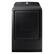 Front. Samsung - Open Box 7.4 Cu. Ft. Smart Electric Dryer with Steam Sanitize+ - Black.