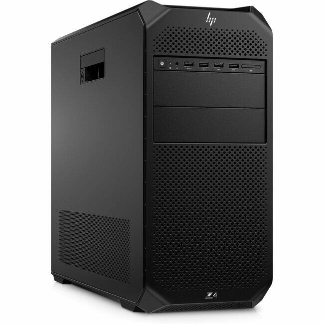 Front. HP - HP Z4 G5 Workstation - 1 Xeon w3-2535 - 32 GB - 1 TB SSD - Tower - Black - Smart Buy - Intel W790 Chip - Windows 11 Pro - Black.
