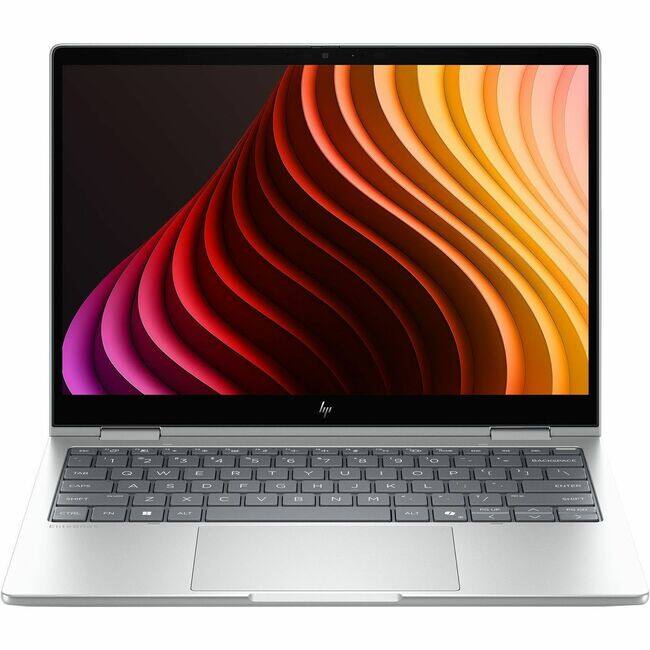 Front. HP - HP EliteBook 8 Flip G2i 13.3" Convertible Copilot+ PC 2 in 1 Notebook - WUXGA - Intel Core Ultra 5 Series 3 325 - 32 GB - Glacier Silver.