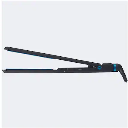 Front. Babyliss - Conair BNTMB4073TUC Black And Blue 1 1/2 Inch Flat Iron.