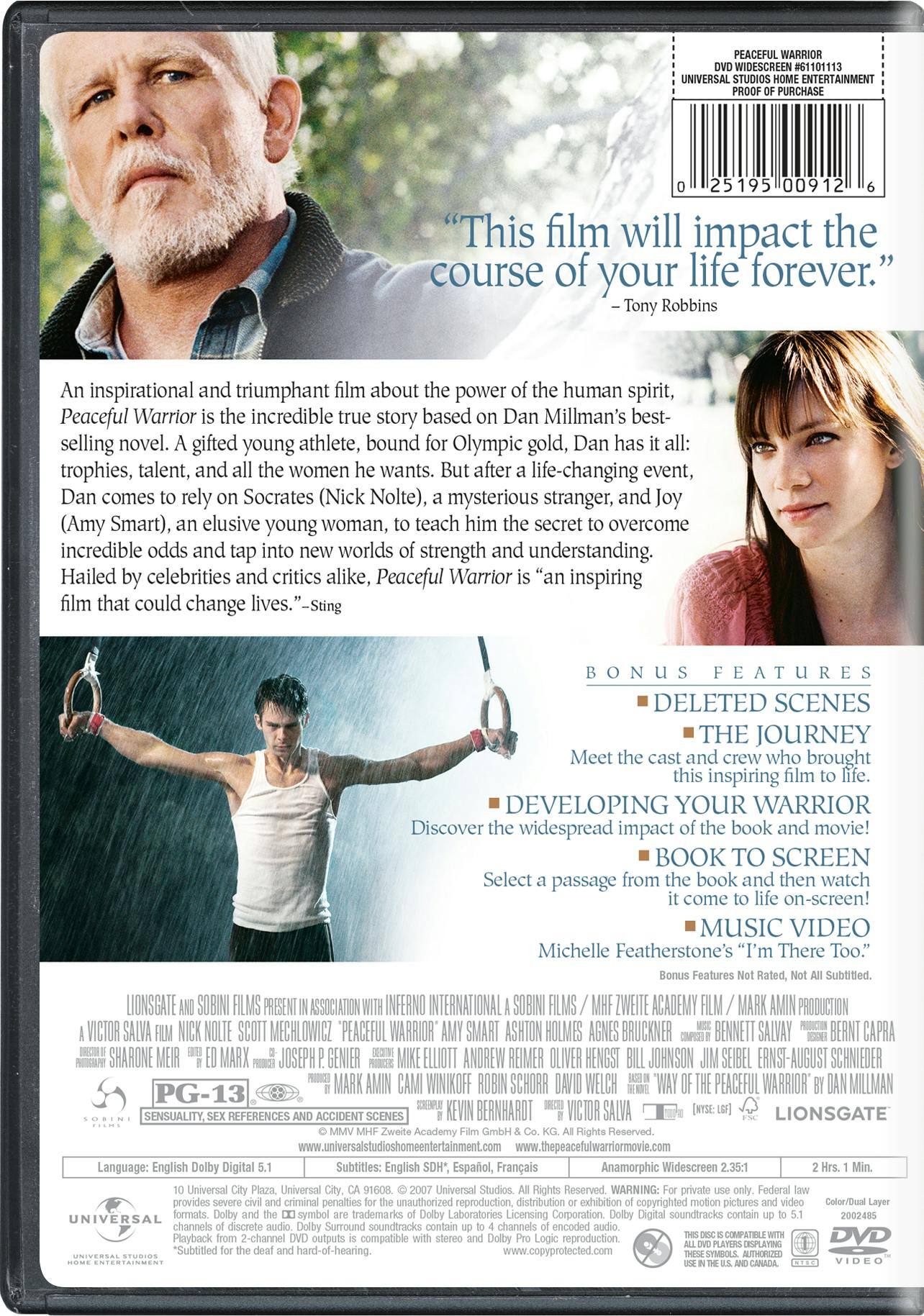 Angle. Peaceful Warrior (DVD Widescreen) [DVD].