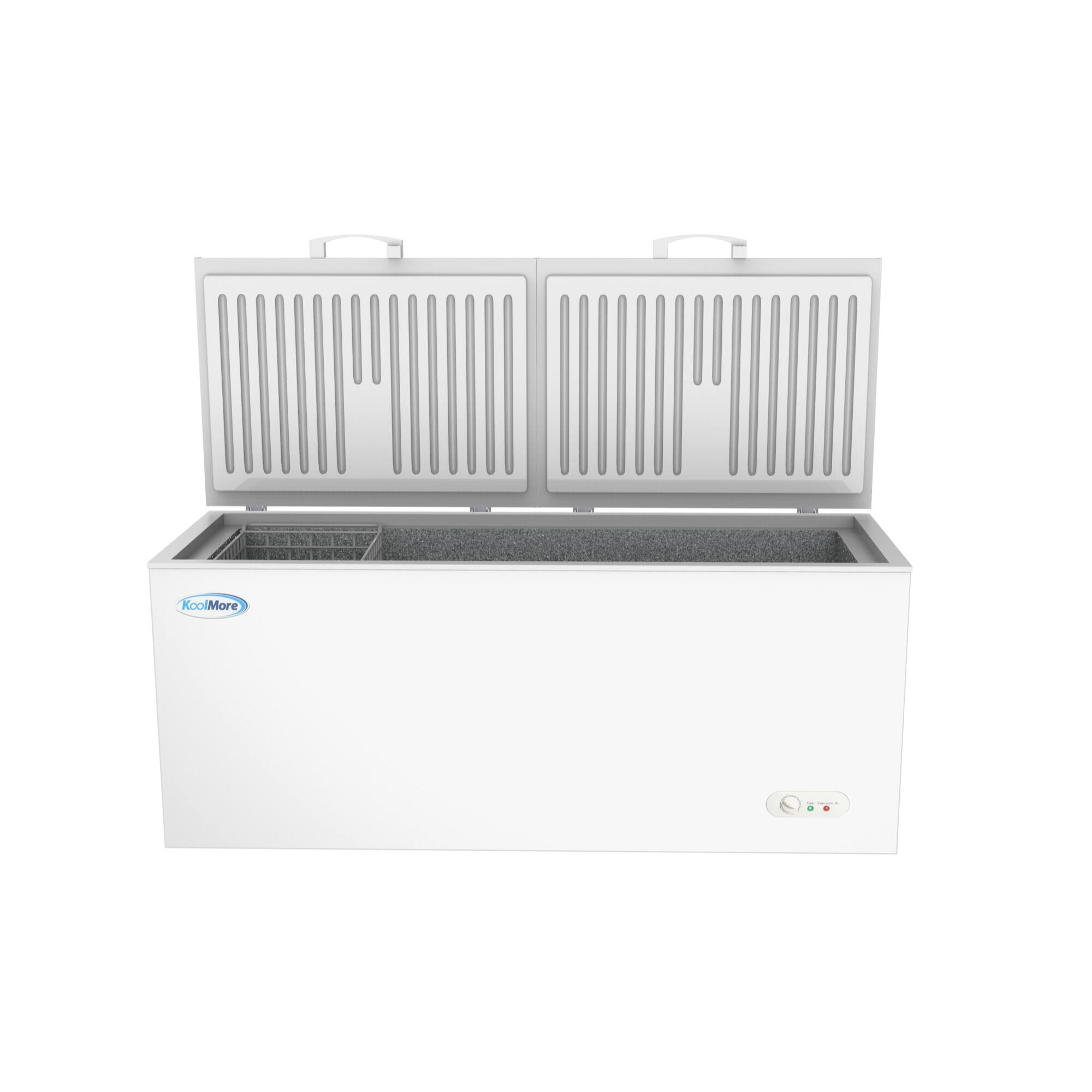 Back. Koolmore - 76 in. Commercial Chest Freezer 20 cu ft. SCF-20C - White.