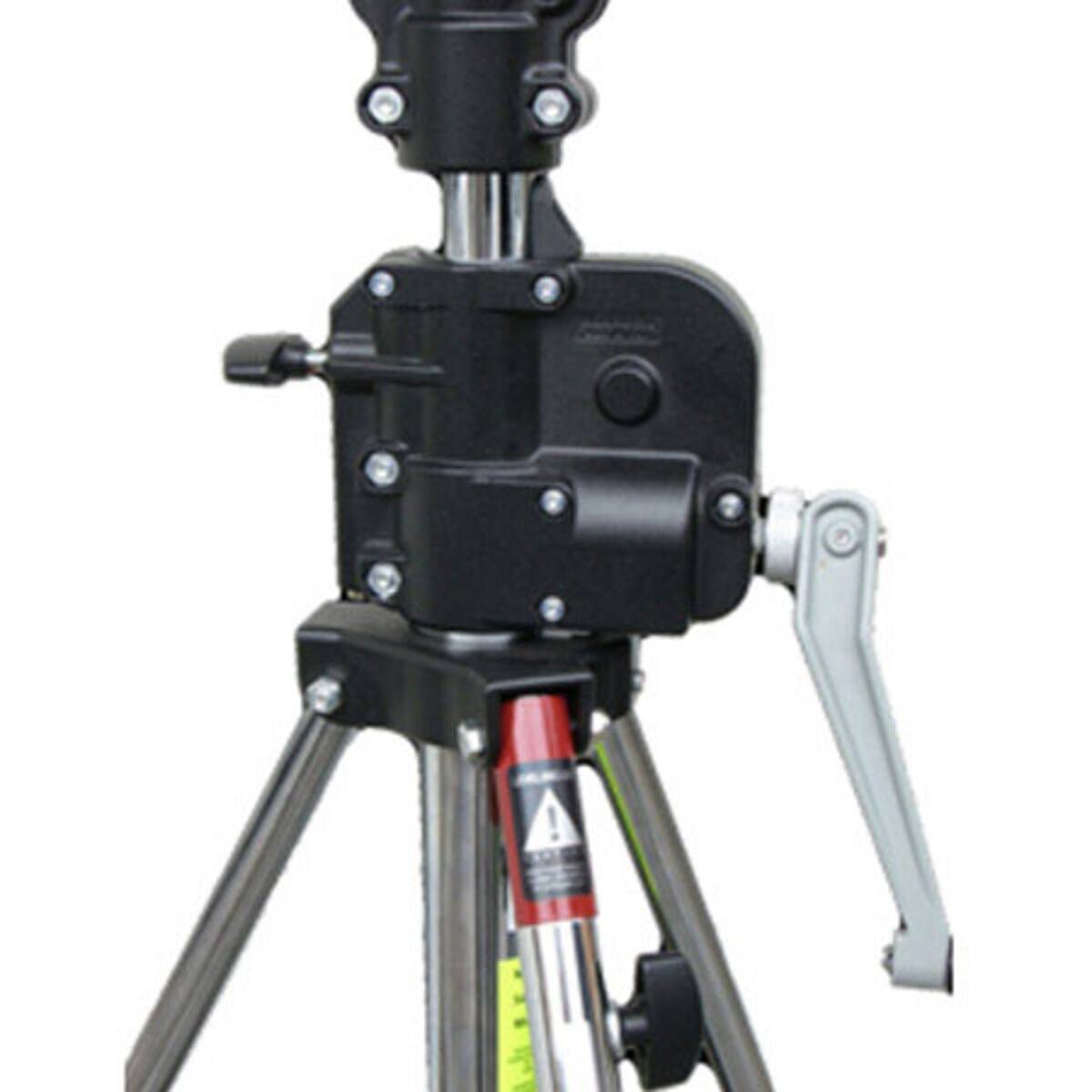 Alt View 1. Manfrotto - Manfrotto 12' Wind-up Zinc Steel Lightstand with 5/8" Stud & 1-1/8" Female Receiver, 3 Section - 2 Riser, Max Load 66.
