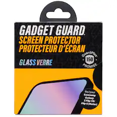 GADGET GUARD. SCREEN PROTECTOR PROTECTEUR D'ÉCRAN GuardPlus. 150 GLASS VERRE PROMISE fits/pour Samsung Galaxy Z Flip 7R/ Flip 6 (Outer)