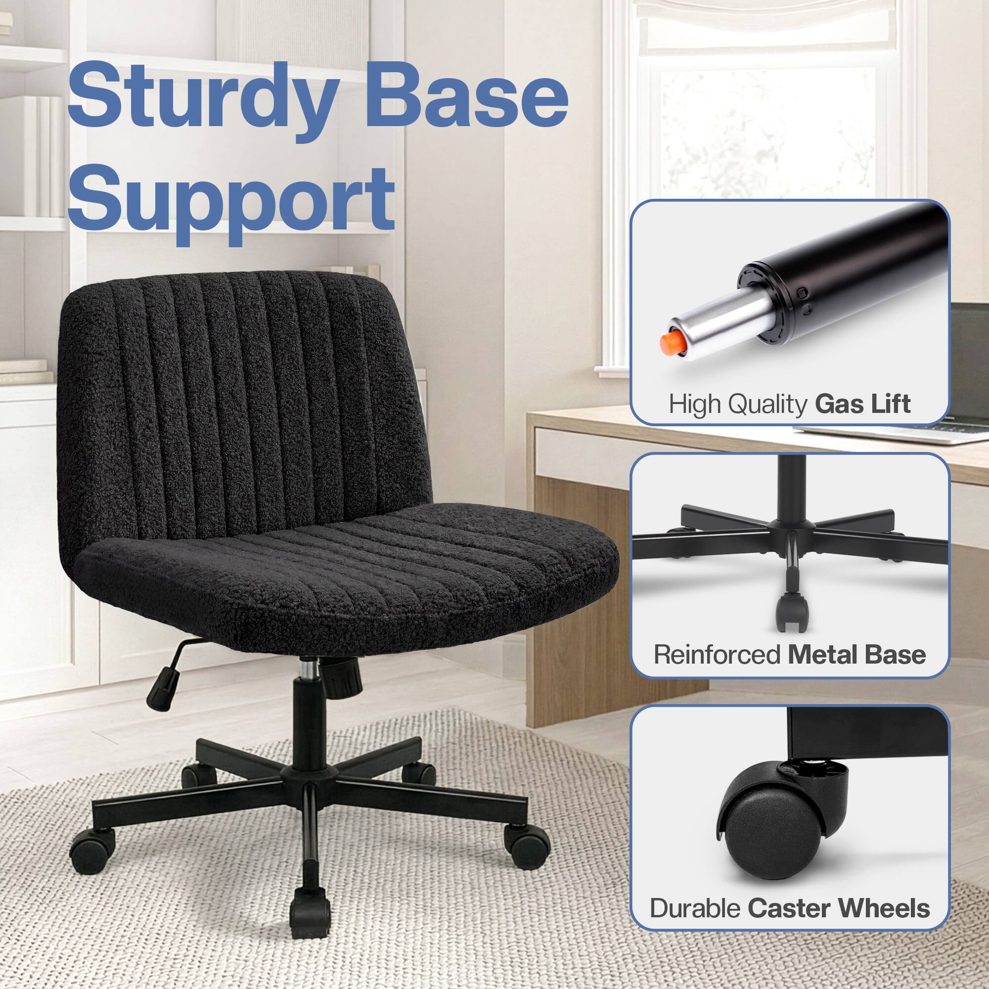 Sturdy Base Support  
High Quality Gas Lift  
Reinforced Metal Base  
Durable Caster Wheels