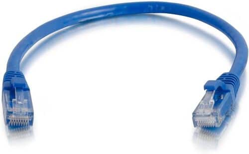 C2G - 757120200376 50-feet CAT5e Ethernet Network Patch Cable - Snagless - Unshielded (UTP) - RJ-45 Male to RJ-45 Male - Blue
