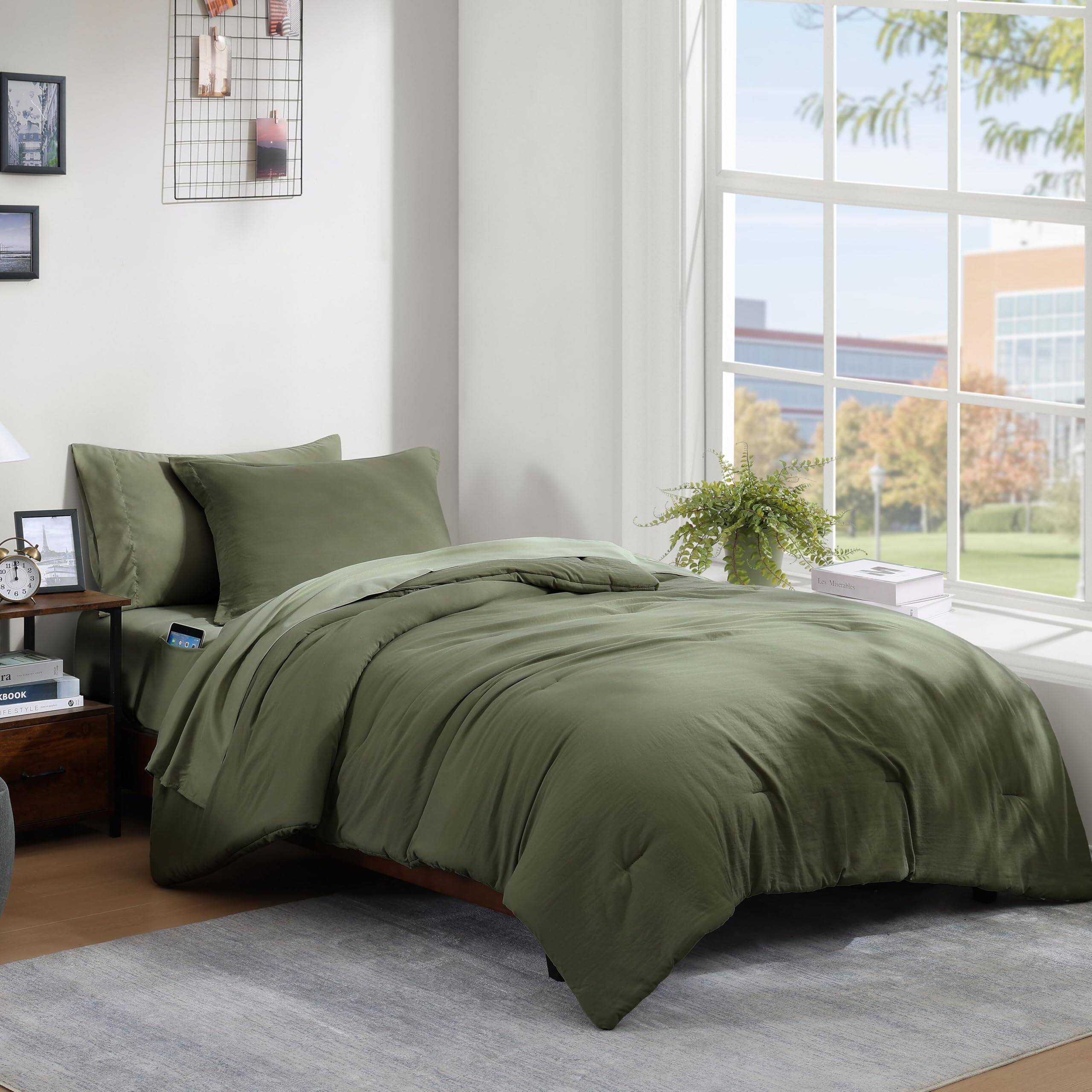 Olive Green-Double Twin XL(55"*90")