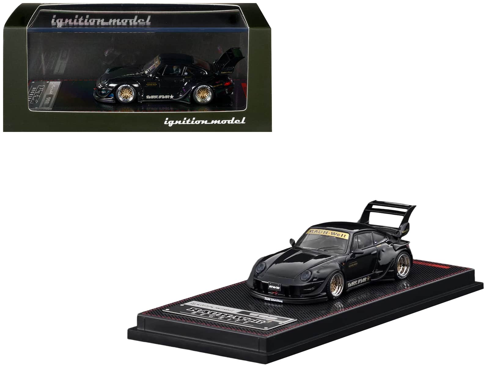 "RWB 993 ""Dark Star"" Black 1/64 Diecast Model Car by Ignition Model" price history on PriceWatchPro