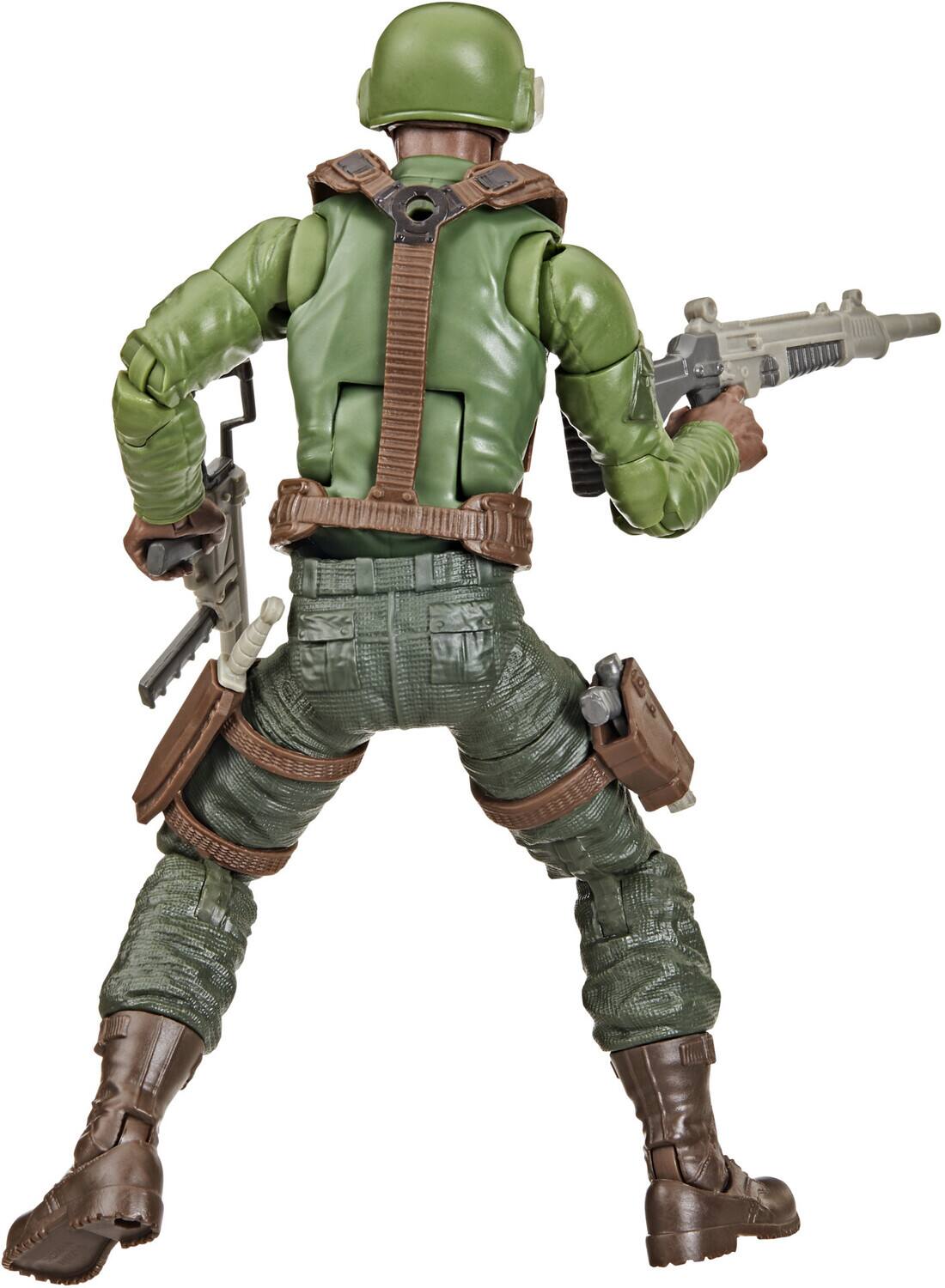Alt View 4. Hasbro - Hasbro Collectibles - G.I. Joe - Classified Series - Retro Cardback G.I. Joe Trooper   - COLLECTIBLES - Multicolor.