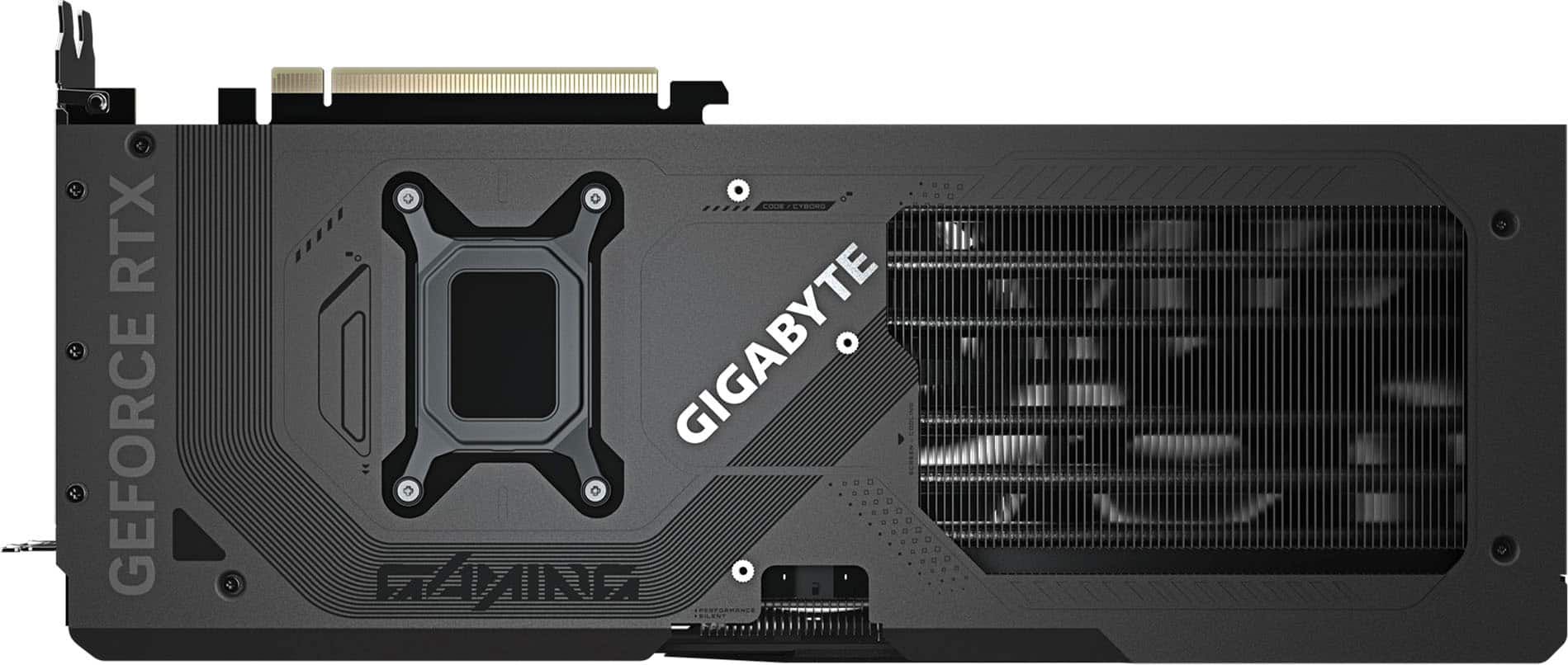 The text on the image reads: "GeForce RTX Gigabyte."