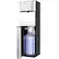 Left. Avalon - A14 Bottom-Loading Bottled Water Cooler - Black stainless steel.