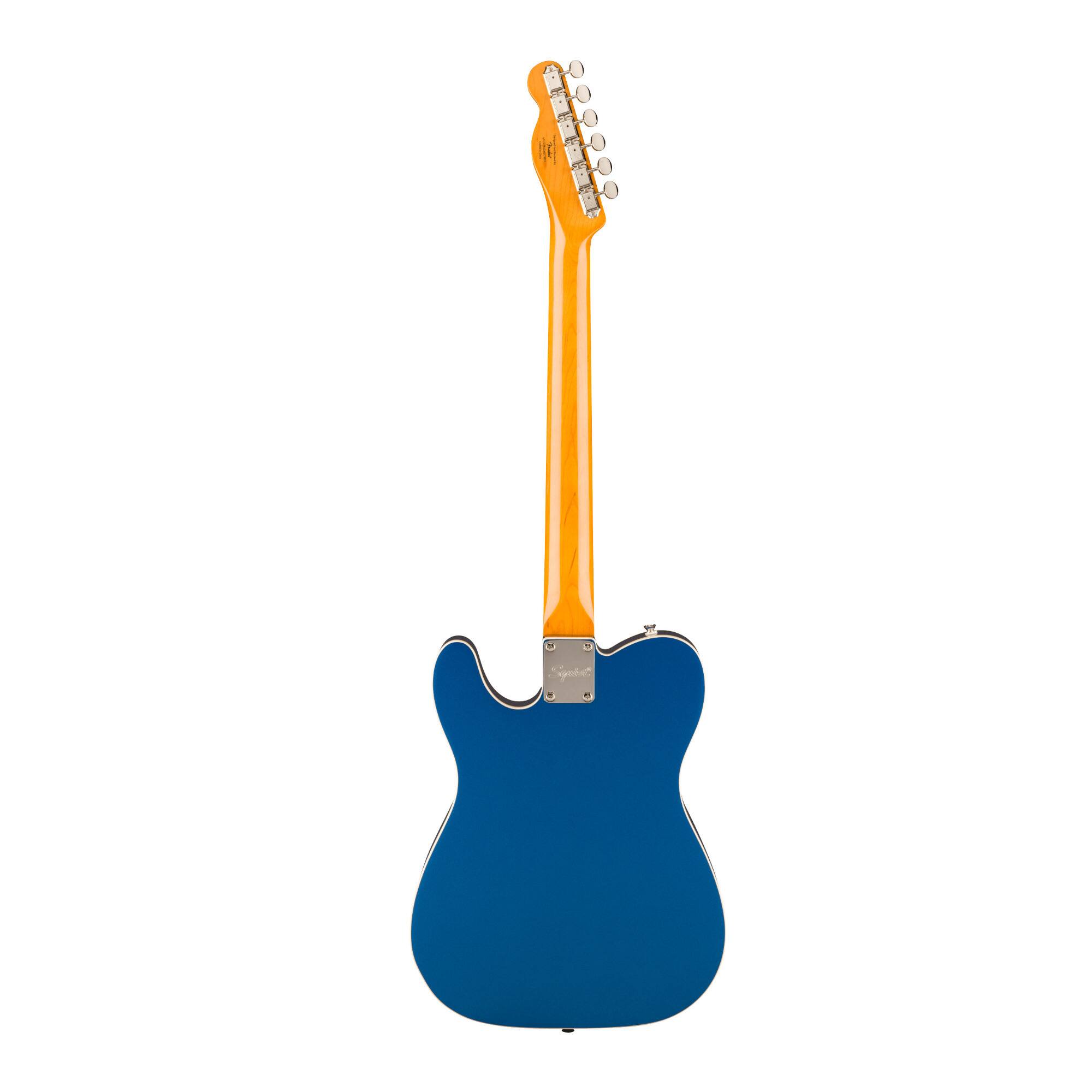 Angle. Squier - Squier Classic Vibe Custom Telecaster SH with Bigsby (Lake Placid Blue).