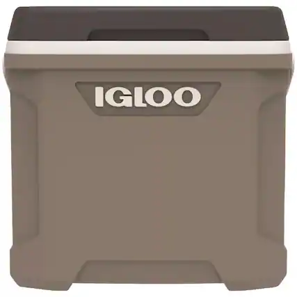 Front. Igloo - Igloo 30 qt. Profile II Hard Cooler - Carbonite/Sandstone - Carbonite/Sandstone.