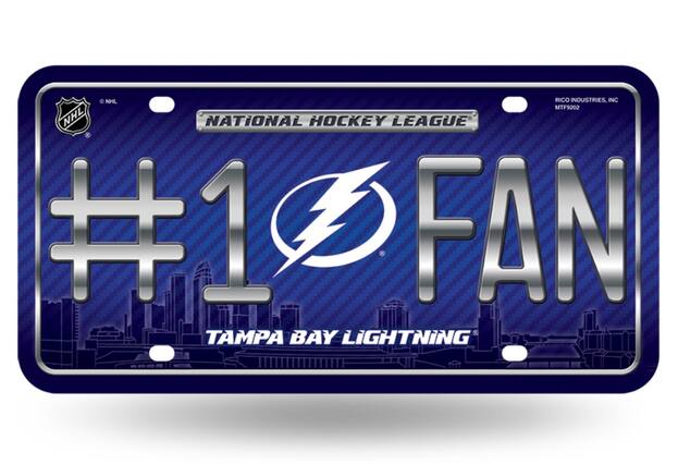 NHL RICO INDUSTRIES, INC MTF9202
NATIONAL HOCKEY LEAGUE
#1 FAN
TAMPA BAY LIGHTNING