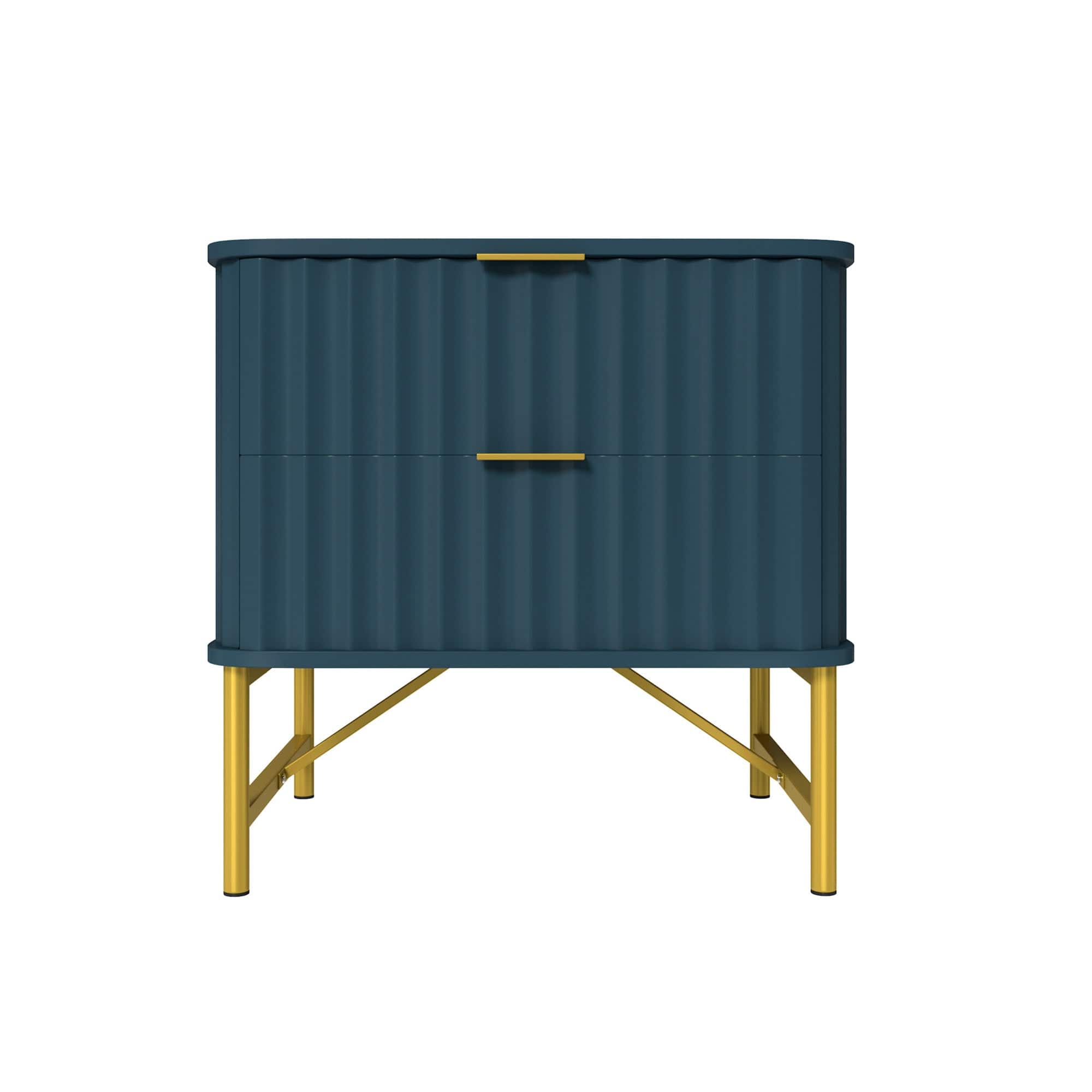 Photos - Storage Сabinet Cabinet Boyel Living - 19.69 in. H Nightstand Bedroom Storage  with 2 Drawers - Green BL-CJ002ECG-GR 