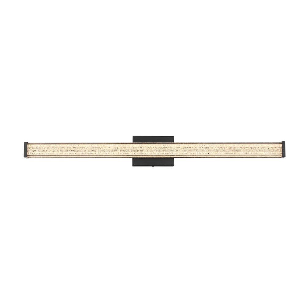 Alt View 1. Living District - Jaxx 36 Inch Led Wall Sconce In Black - Black.