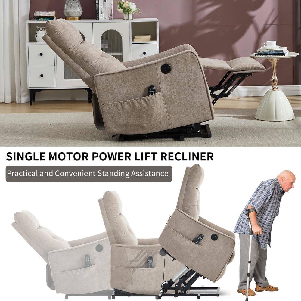 SINGLE MOTOR POWER LIFT RECLINER  
Practical and Convenient Standing Assistance