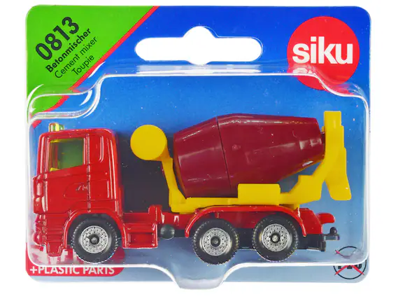 0813 Betonmischer Cement mixer Toupie
siku
+PLASTIC PARTS