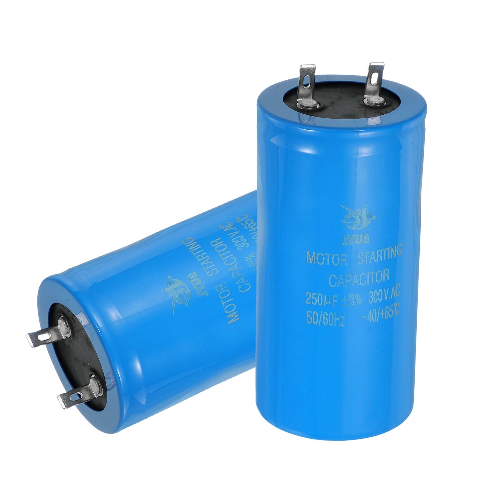 300V.AC 0/+65C  
JYUR MOTOR STARTING CAPACITOR  
250µF 18% 300V.AC 50/60Hz -40/+65C