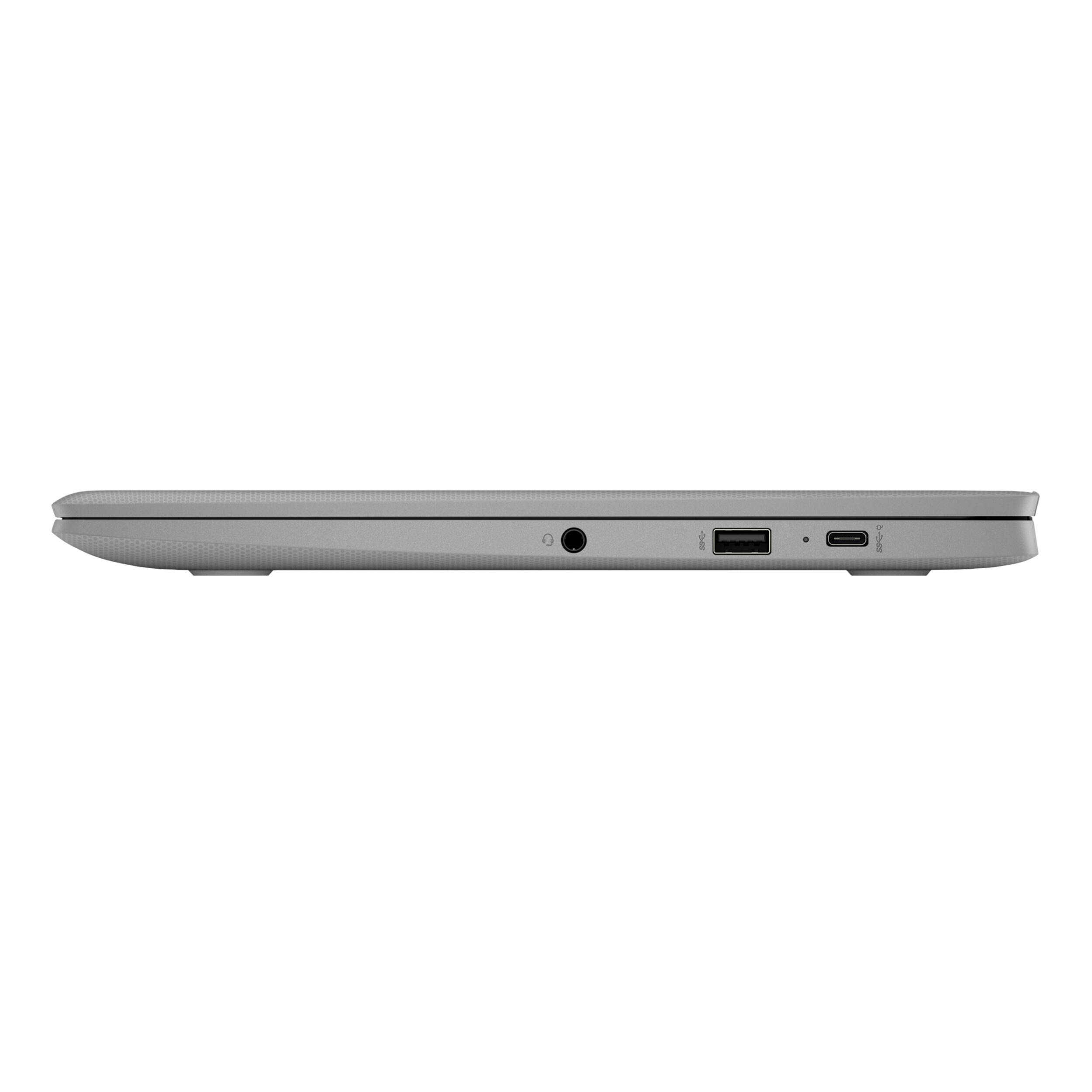 Alt View 5. HP - HP Chromebook 14" HD Laptop,Intel Celeron N4500,4GB LPDDR4,64GB eMMC,UHD Graphics,Chrome OS,Gray - Gray.