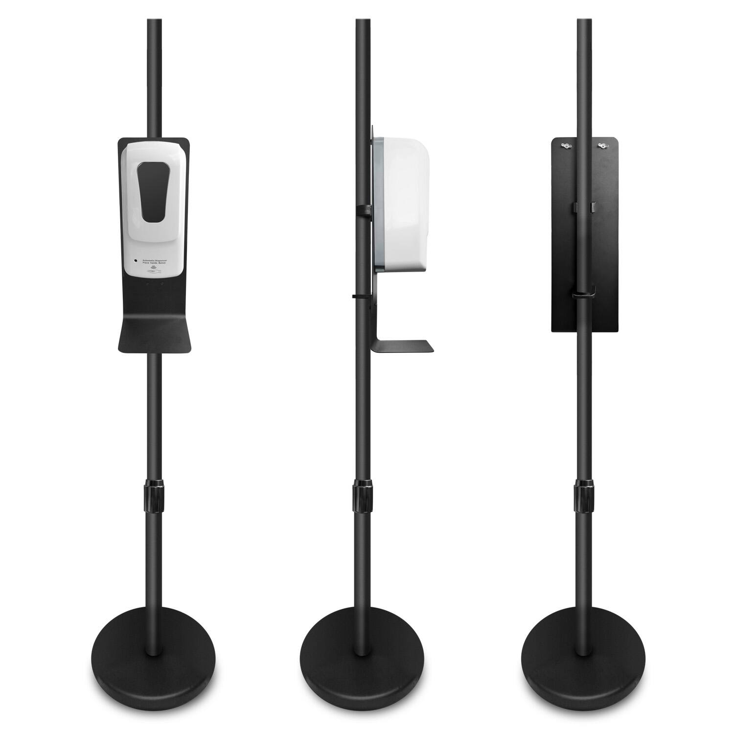 Alt View 7. Sungale - 14 inch Digital Signage Screen & Cloud Management Service for Business w/ Sanitizer Station - Black.