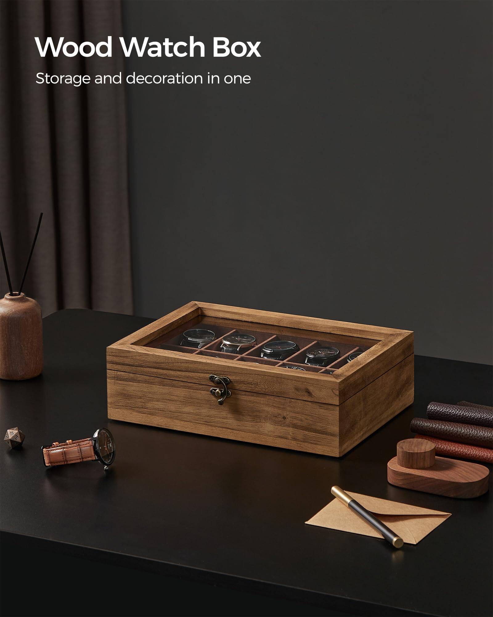 Wood Watch Box  
Storage and decoration in one