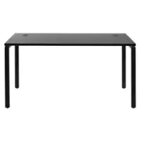 OSP Home Furnishings - 60” Prado Writing Desk - Black - Front_Zoom