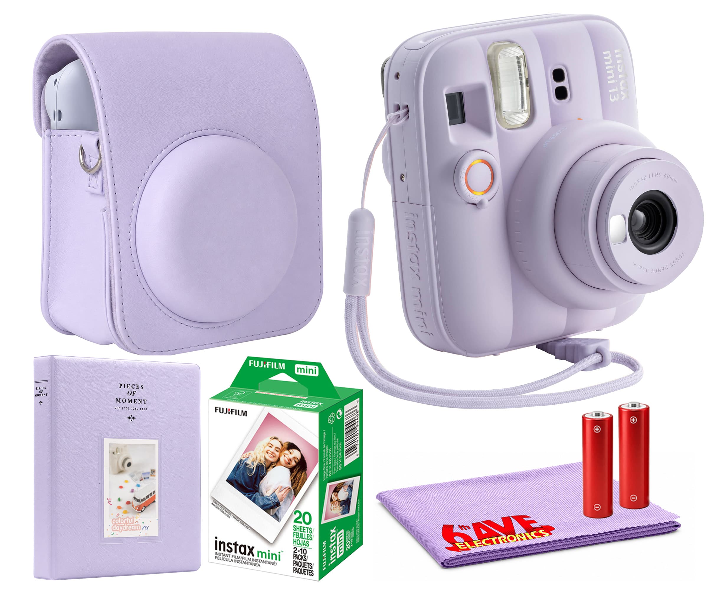 Fujifilm - INSTAX MINI 13 Instant Film Camera (Dreamy INSTAX MINI Film + More - Purple