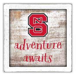 Fan Creations - NC State Wolfpack 14'' x 13'' Adventure Awaits Money Box - Multicolor